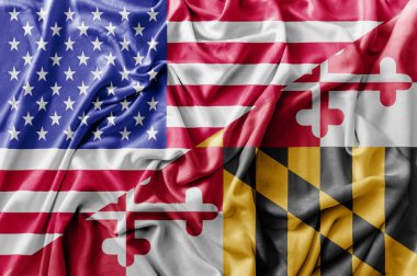 Amerika Birleşik Devletleri ve Maryland dalgalanan bayrak karıştırdı