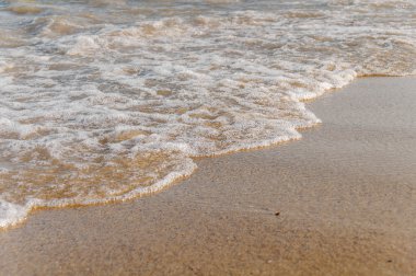 Deniz köpüğü ve küçük dalga arka plan