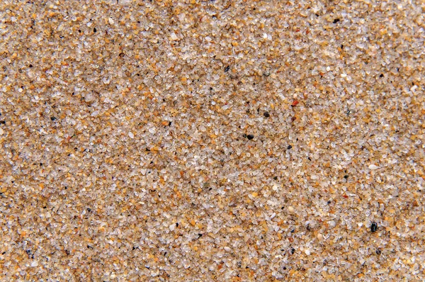Praia de areia fundo macro textura de areia — Fotografia de Stock
