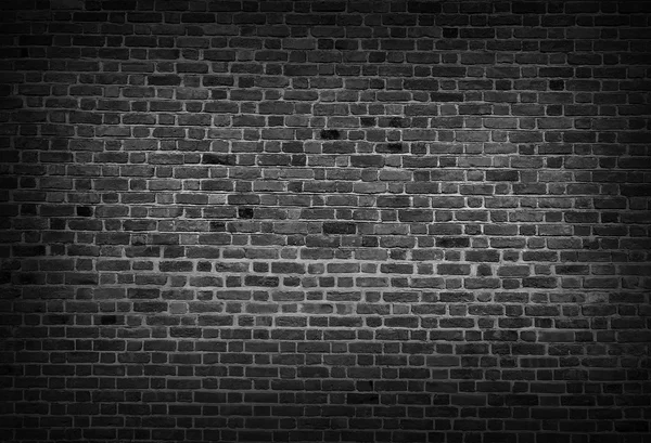 Siyah ve beyaz ackground eski vintage tuğla duvar arka plan