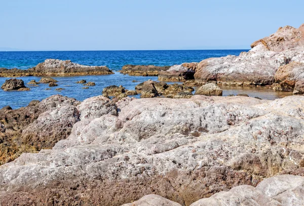 Piedras en la playa muy cerca —  Fotos de Stock