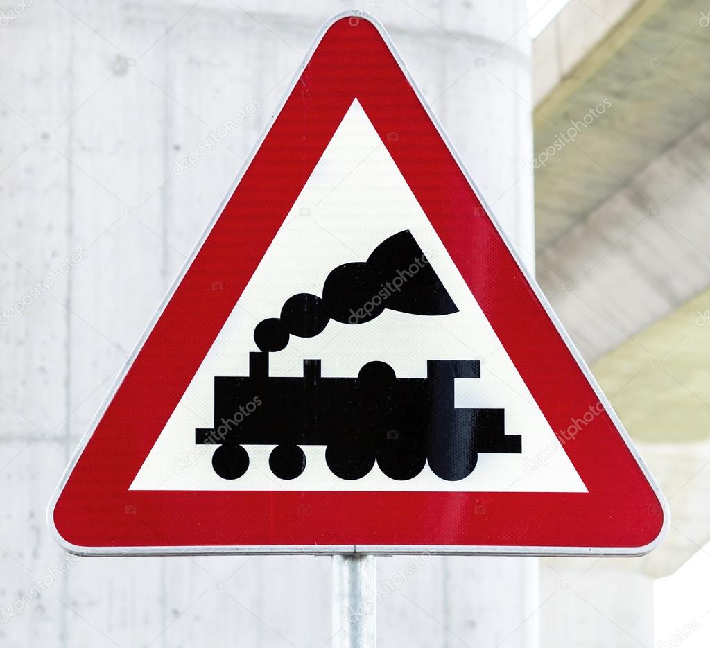Railroad Level Crossing Sign Without Barrier Or Gate Ahead The Road Stock Photo Image By C Bennian Railroad Level Crossing Sign Without Barrier Or Gate Ahead The Road Stock Photo Image By C Bennian