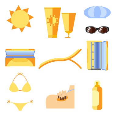 Tan Icons set