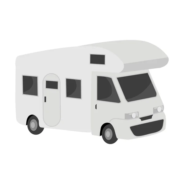 Caravan car. Machine for camping — Stock Vector