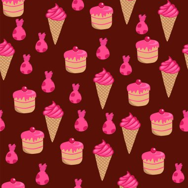 Şekerlemelerde. Sorunsuz arka plan