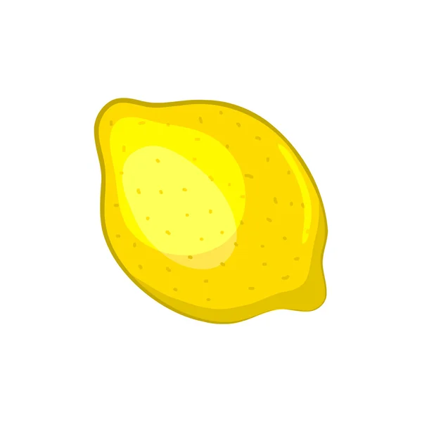 Citron. Objet isolé sur fond blanc . — Image vectorielle
