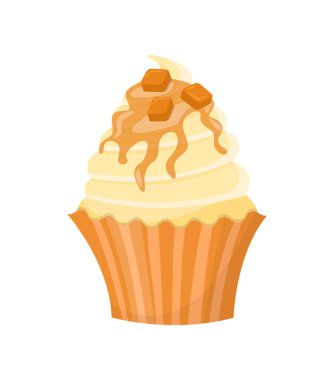 Lezzetli kekin vektör çizimi