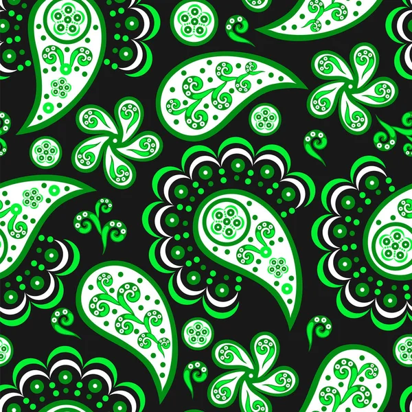 Paisley Motif Sans Couture Illustration Vectorielle — Image vectorielle