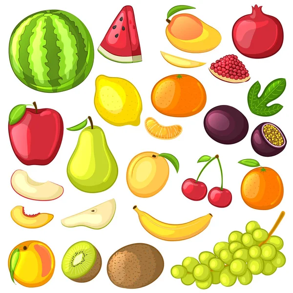 Meyveler Sebzeler — Stok Vektör