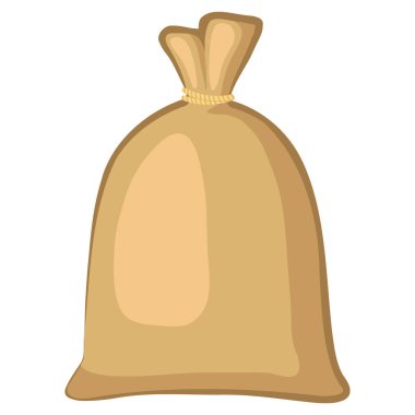 Çizgi film çantasının vektör illüstrasyonu