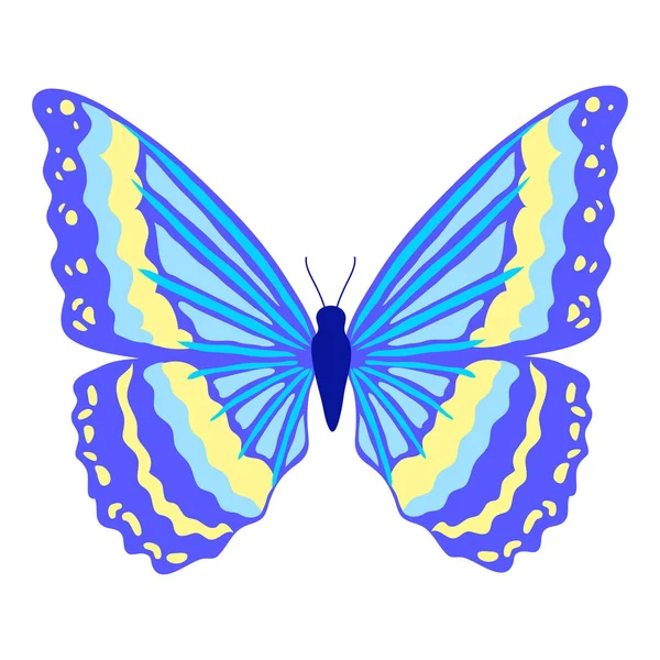 Vector Illustration Beautiful Butterfly — Stock Vector