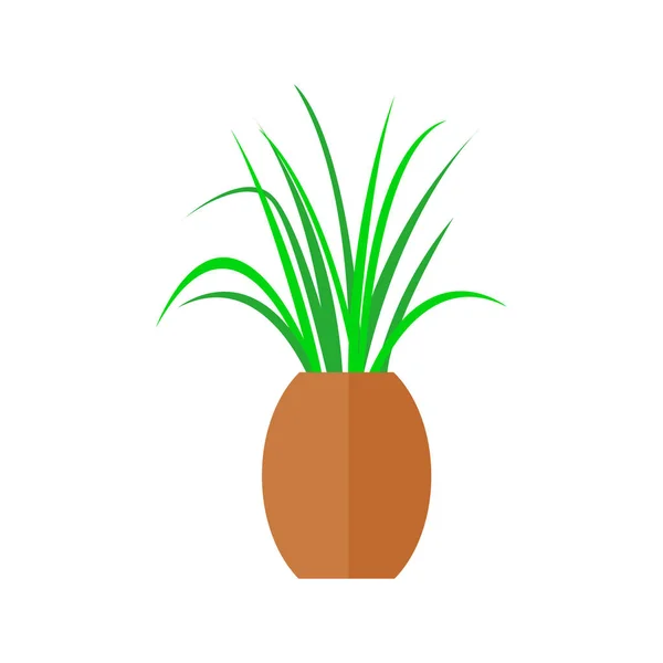 Plant Pot Icon Vector Illustration Graphic Design — Stock Vector