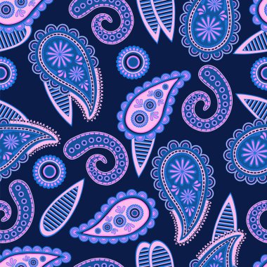 Kusursuz desenli desenli. vektör illüstrasyonu