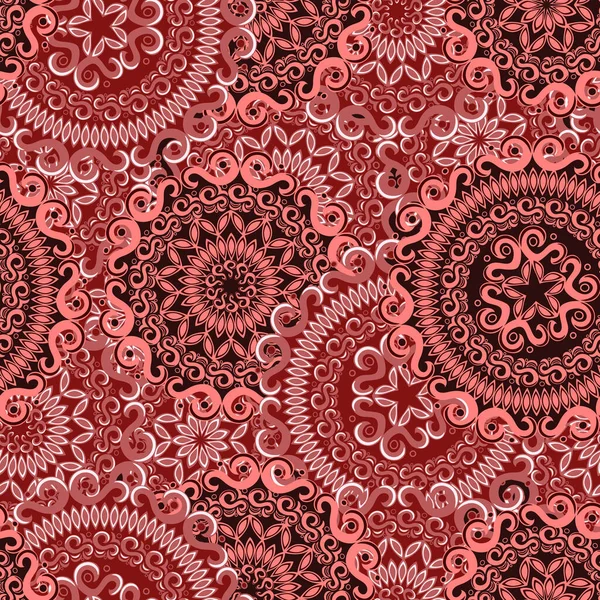 Fond Floral Abstrait Avec Motif Paisley Pour Impression Papier Peint — Image vectorielle