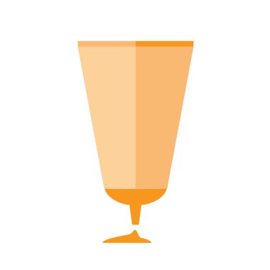 Güneş koruyucu kremin vektör çizimi 