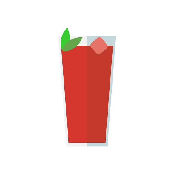 Icône Cocktail Illustration Plate Icônes Vectorielles Verre Pour Toile — Image vectorielle