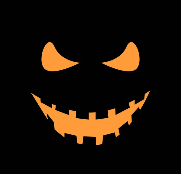 Halloween Kürbis Symbol Vektor Illustration — Stockvektor