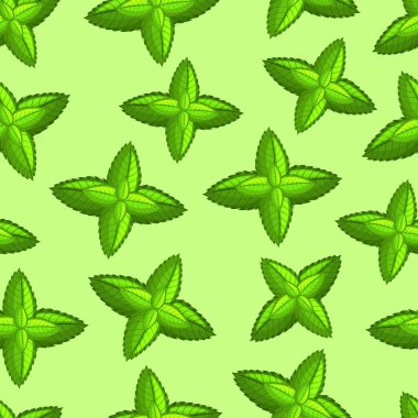 Nane yaprakları yeşil renkli vektörsüz arkaplan