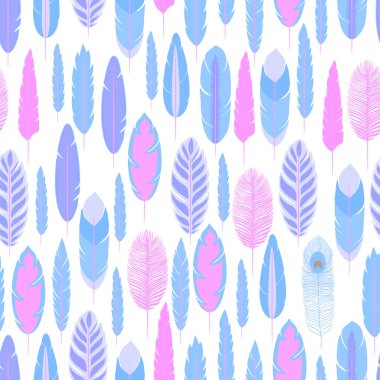 Tüylü pürüzsüz desen. vektör illüstrasyonu