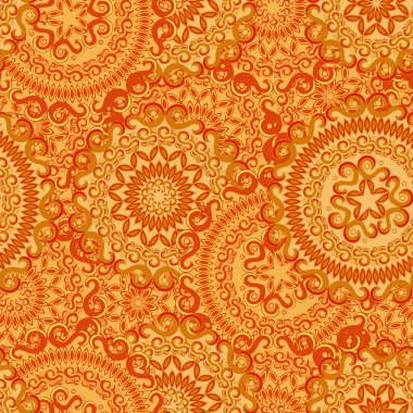 Soyut süslemeli kusursuz desen