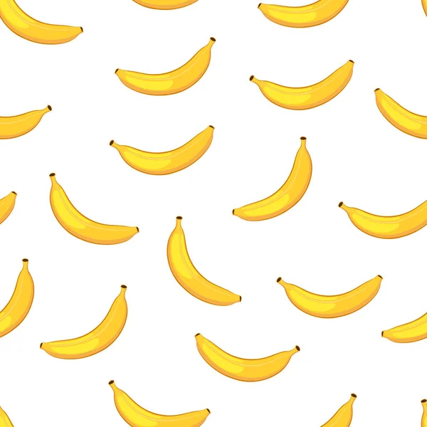 Patrón Sin Costuras Con Plátanos Sobre Fondo Blanco Vector De Stock