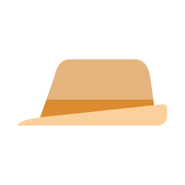 Illustrazione Vettoriale Cappello Paglia — Vettoriale Stock
