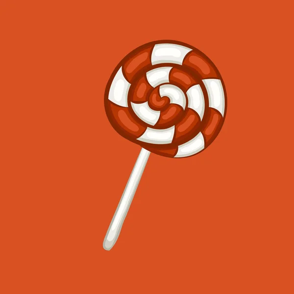 Dulce Caramelo Vector Icono — Vector de stock