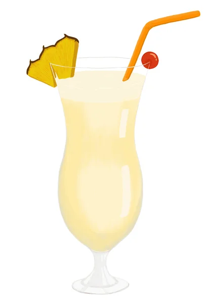 Colada de pina — Vetor de Stock