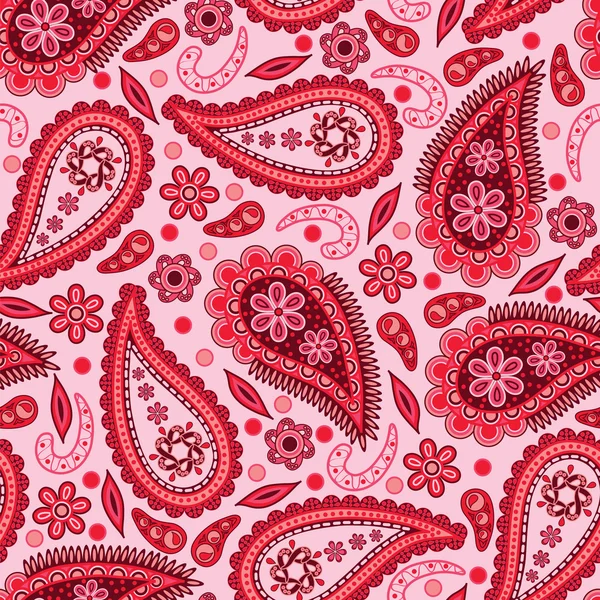 Ornement sans couture Paisley — Image vectorielle