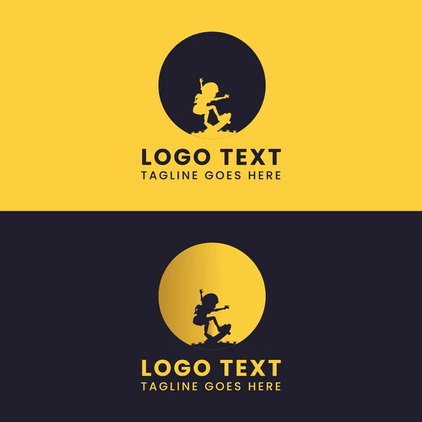 Çocuk rüya logosu tasarım şablonu