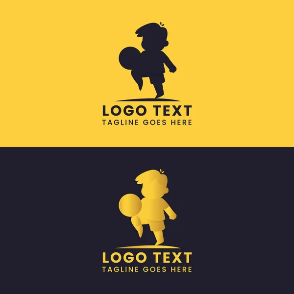 Çocuk rüya logosu tasarım şablonu