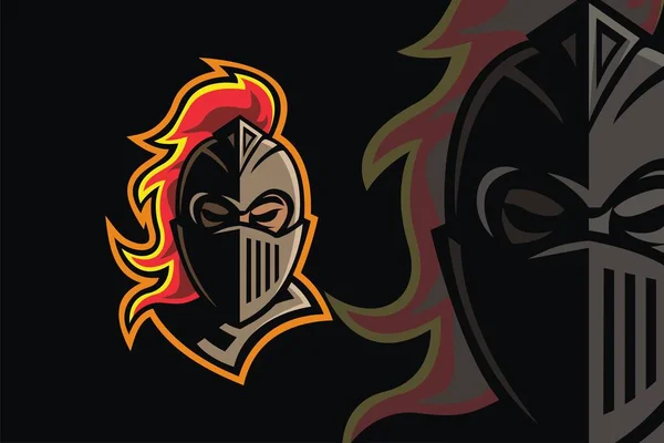 Spartan Warrior Head Logo Suitable Team Logos Communities Other Graphic — Archivo Imágenes Vectoriales