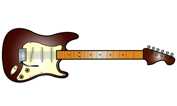 Guitare électro — Image vectorielle