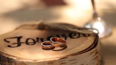 Düğün dekorasyon aksesuarları klip paketi. Kırsal çiçek kompozisyonları, güller, elbiseler, çiçekler, avize, çelenkler, yüzükler ve ayakkabılar. Tam HD 1080p görüntü