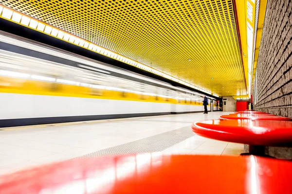 Underground metro station — Stockfoto