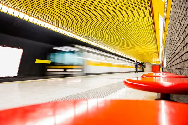 Underground metro station — Stockfoto