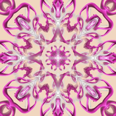 Kusursuz süs deseni, pembe duvar kağıdı.