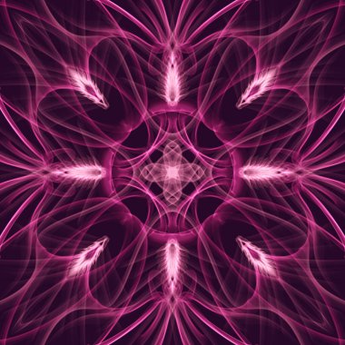 pürüzsüz süs deseni, siyah ve pembe