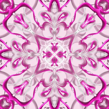 Kusursuz süs deseni, pembe duvar kağıdı.