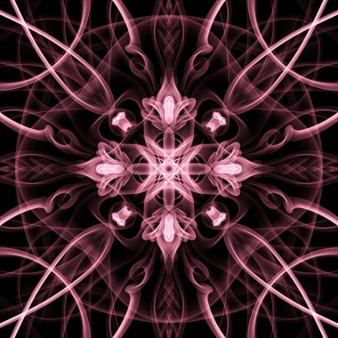 pürüzsüz süs deseni, siyah ve pembe