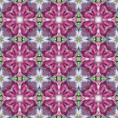 Kusursuz süs deseni, renkli boya deseni.