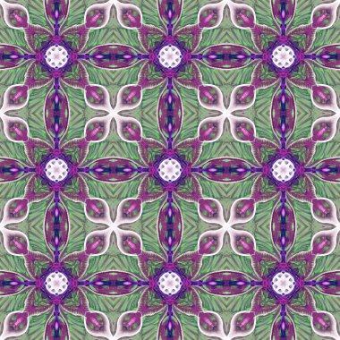 Kusursuz süs deseni, renkli arkaplan