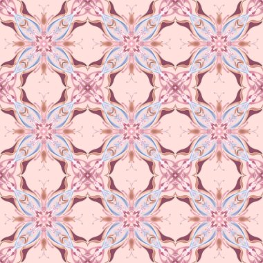 Kusursuz süs deseni, pembe duvar kağıdı.