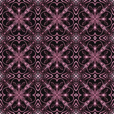 Kusursuz süs deseni, pembe duvar kağıdı.