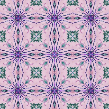 Kusursuz süs deseni, pembe duvar kağıdı.