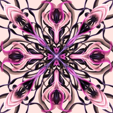 Kusursuz süs deseni, pembe duvar kağıdı.