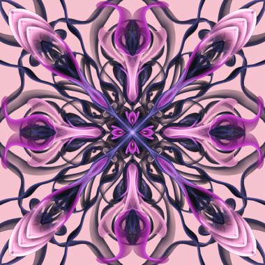 Kusursuz süs deseni, pembe duvar kağıdı.