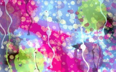 Renkli soyut arka plan, suluboya boya lekeleri