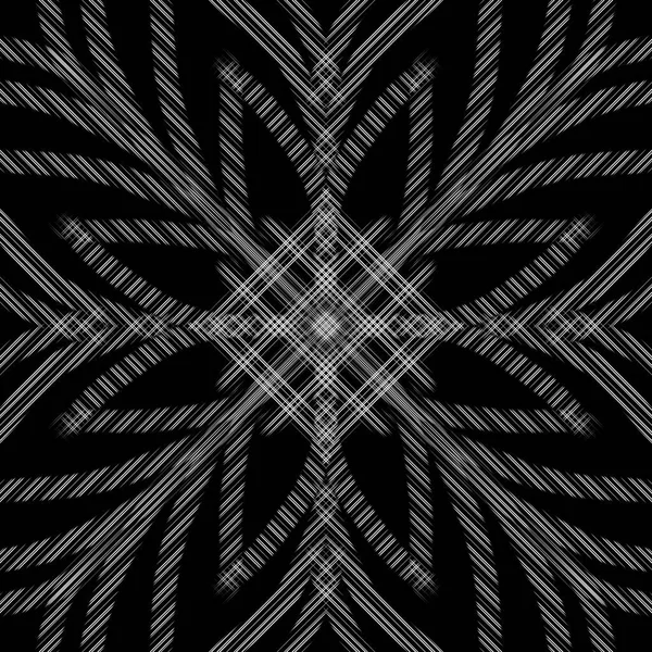 Kusursuz süs deseni, siyah arkaplan