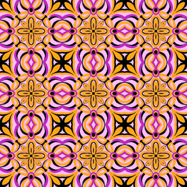 Kusursuz süs deseni, renkli arkaplan